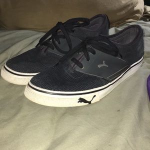 Puma Shoes - Puma Lifestyle Black/Grey Shoes Puma Shoes - Puma Lifestyle Black/Grey Shoes